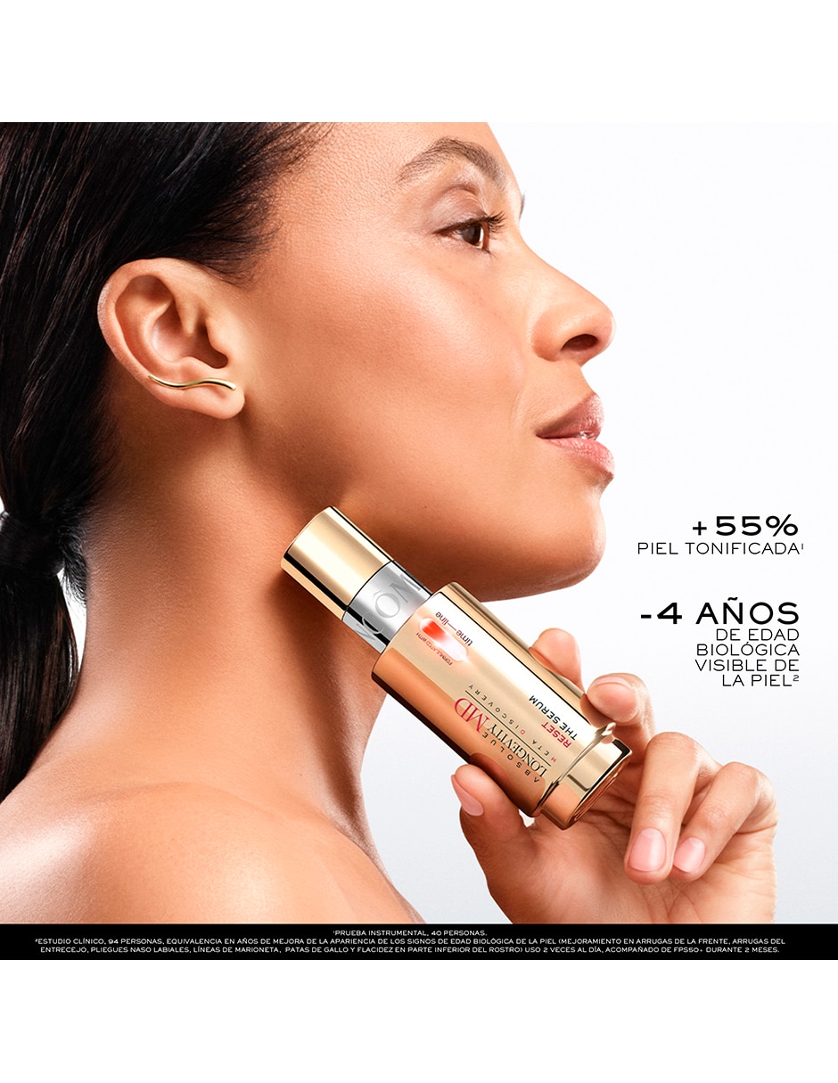 Sérum antiedad facial Absolue Longevity MD Reset The serum todo tipo piel 6