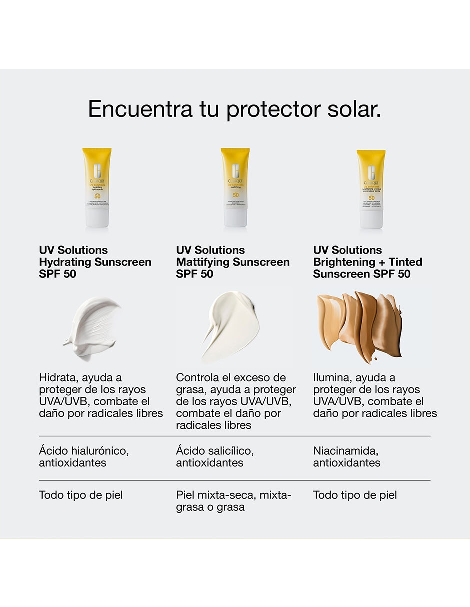 Protector solar FPS 50 CL UV Solar Tinted Prot Ilum Mo 9