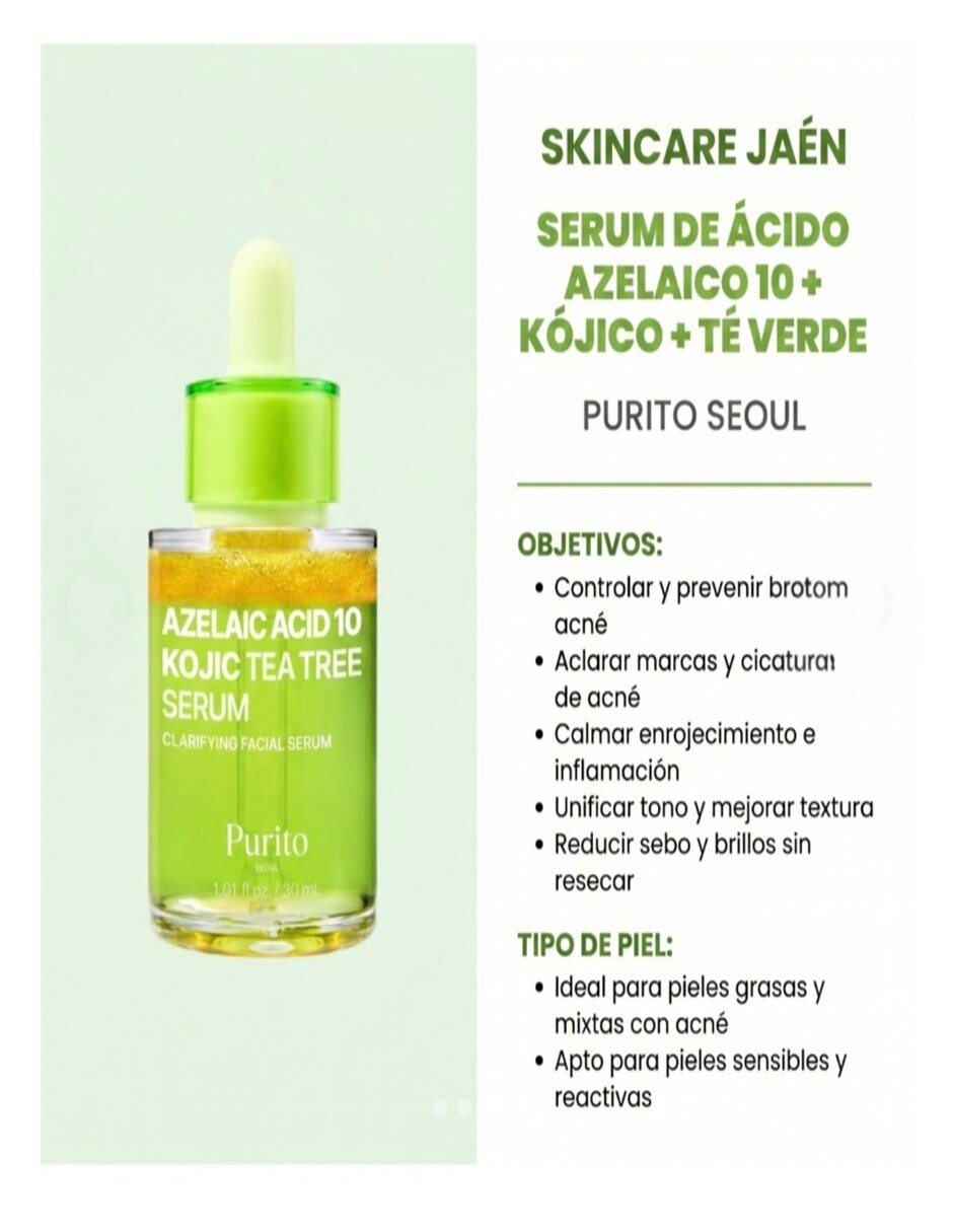 Set sérum antiacné facial Seoul - Azelaic Acid Azulene todo tipo de piel 2