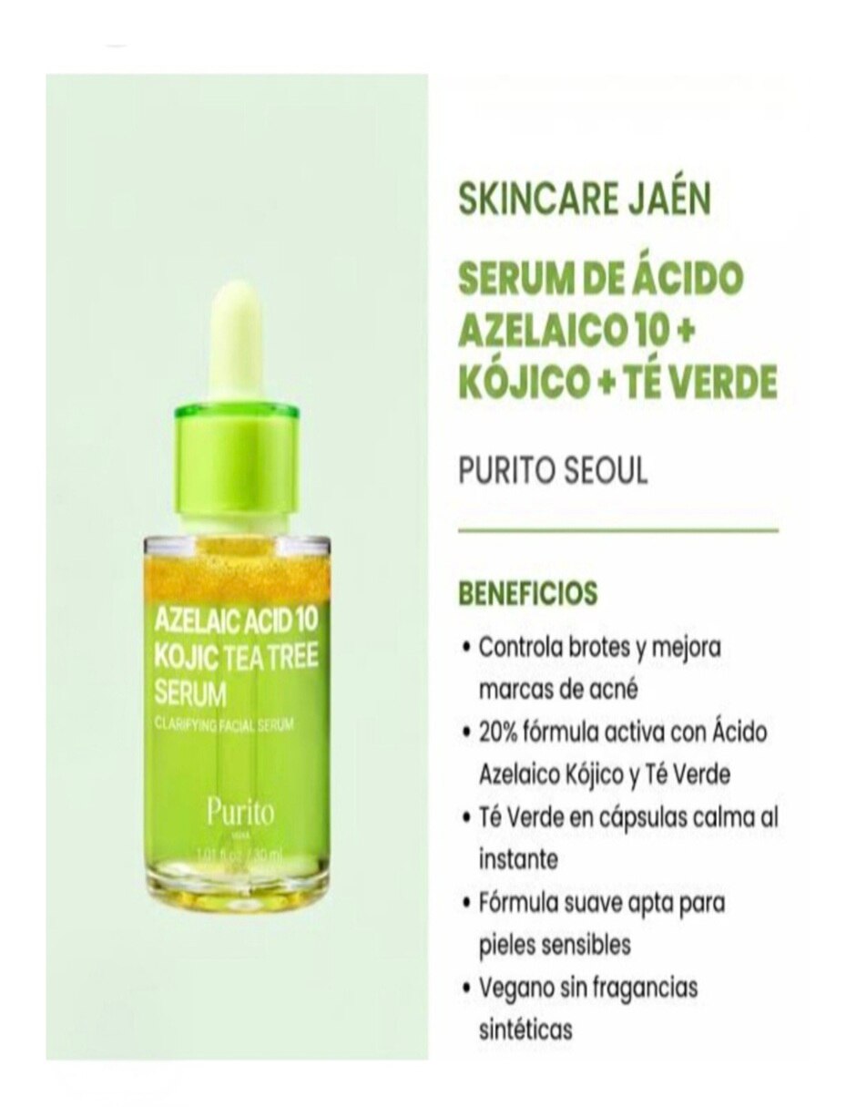 Set sérum antiacné facial Seoul - Azelaic Acid Azulene todo tipo de piel 3