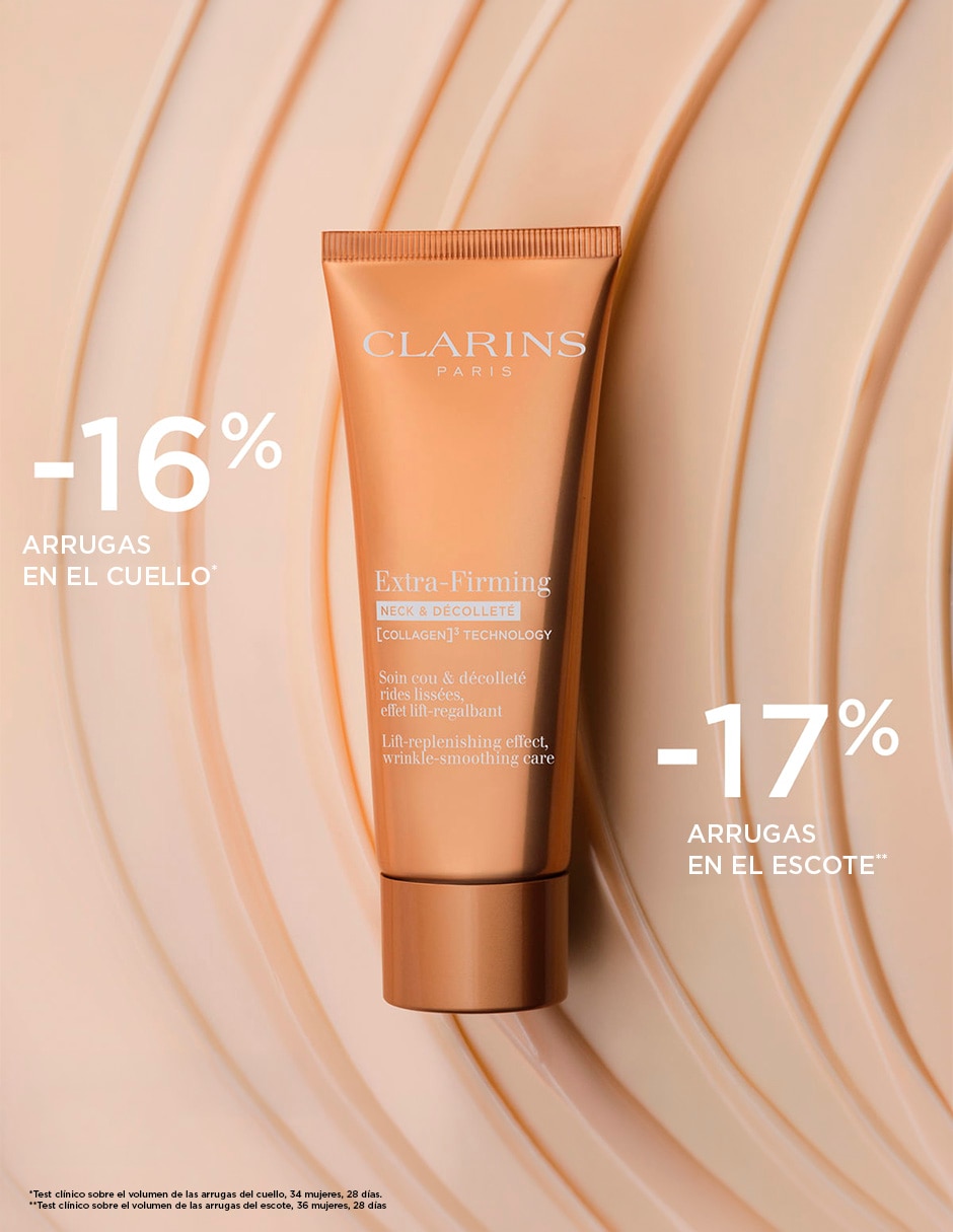 Crema para cuello y escote recomendada para reafirmar de día y noche Clarnis Exta-Firming todo tipo piel 3