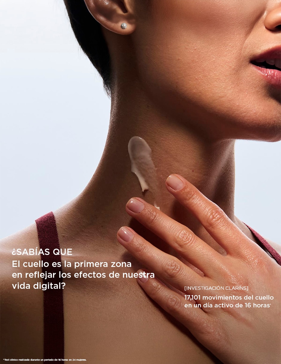 Crema para cuello y escote recomendada para reafirmar de día y noche Clarnis Exta-Firming todo tipo piel 6