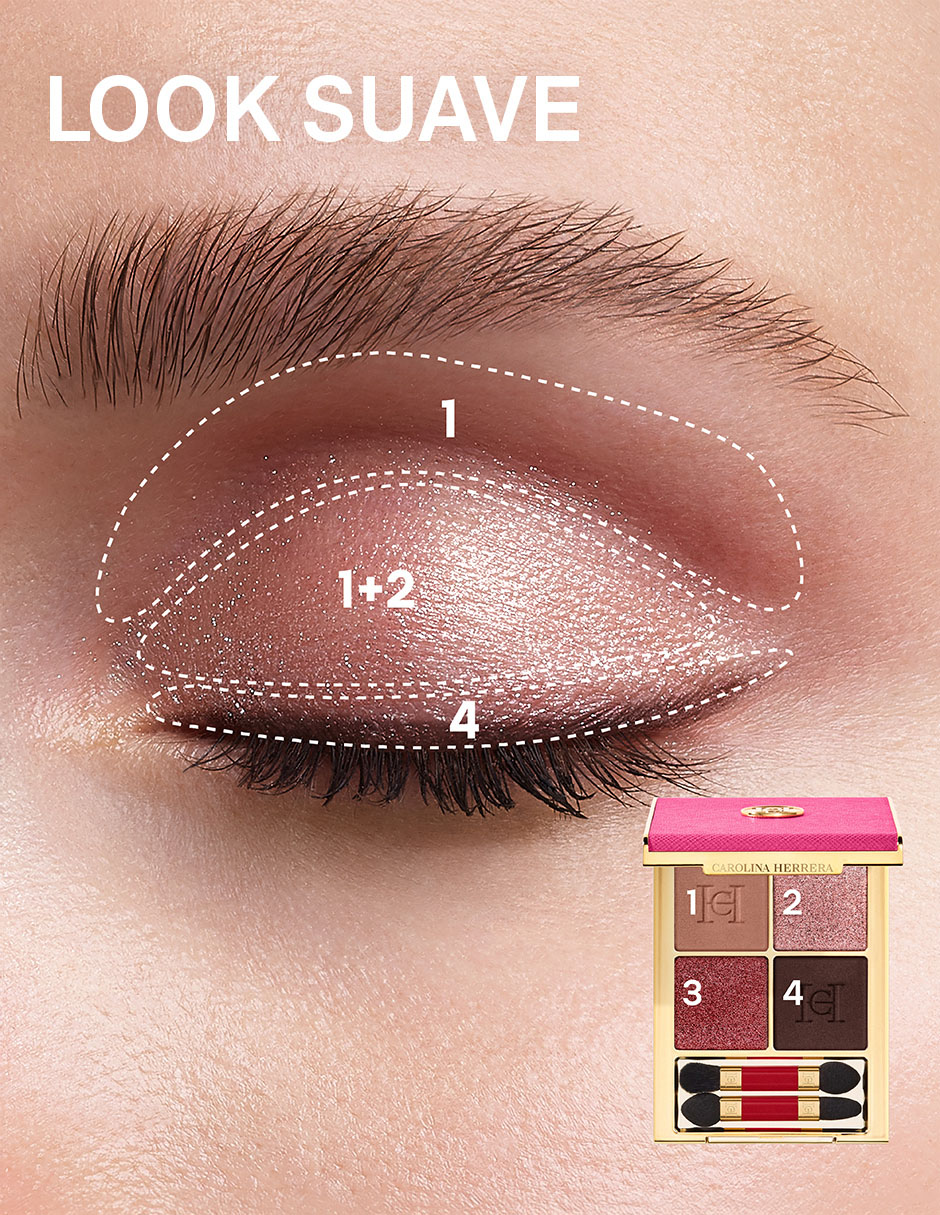 Paleta de sombras/Sombra para ojos 4 tonos (si aplica) 6
