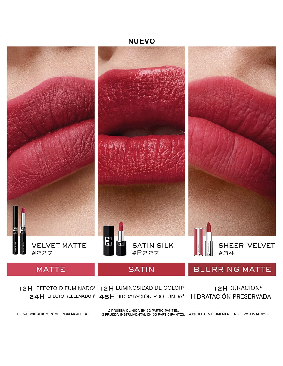 Labial satinado le rouge satin silk de alta definición 3
