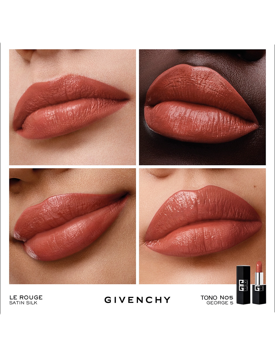 Labial satinado le rouge satin silk de alta definición 6