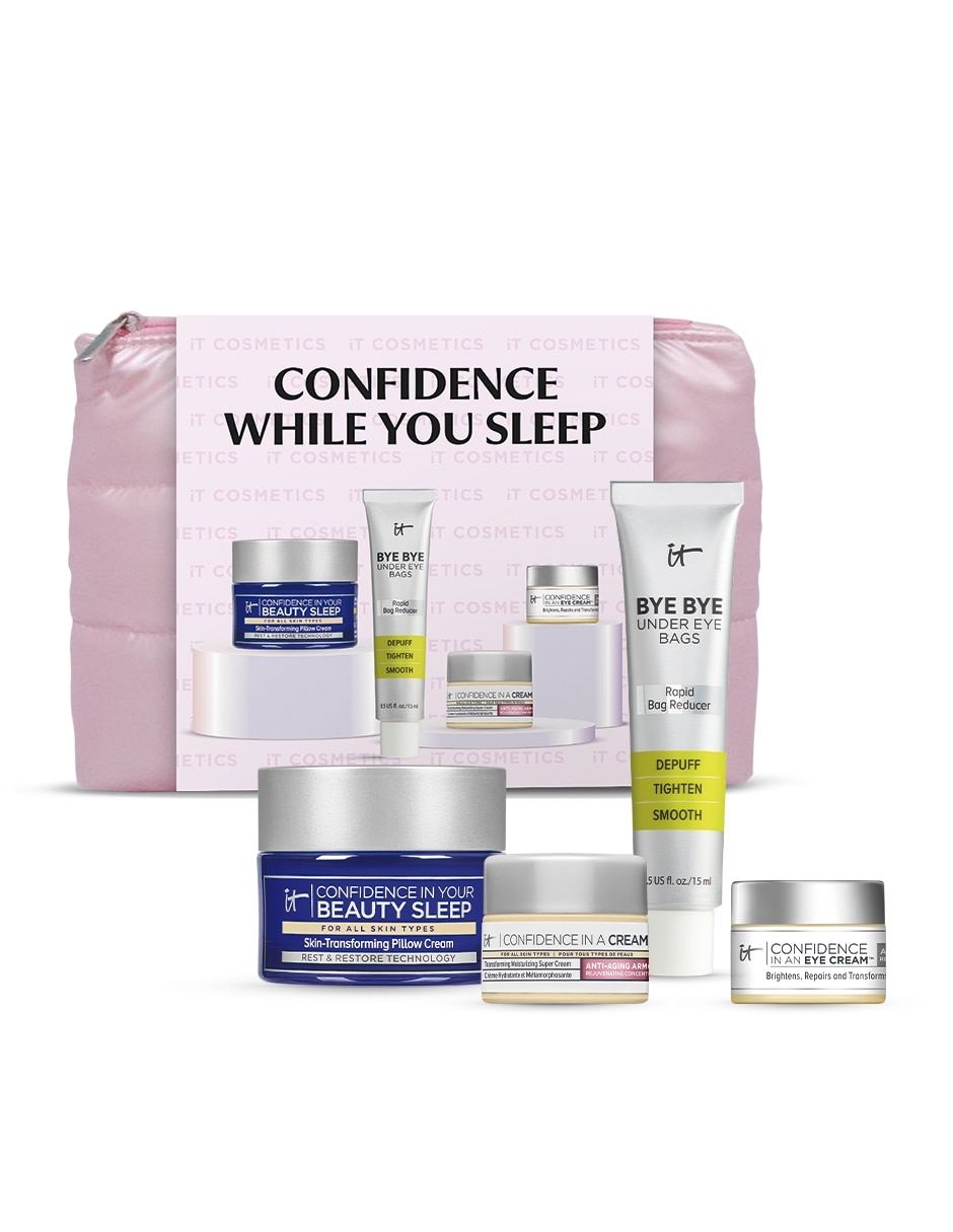 Tratamiento para facial confidence while you sleep skincare set reafirmante