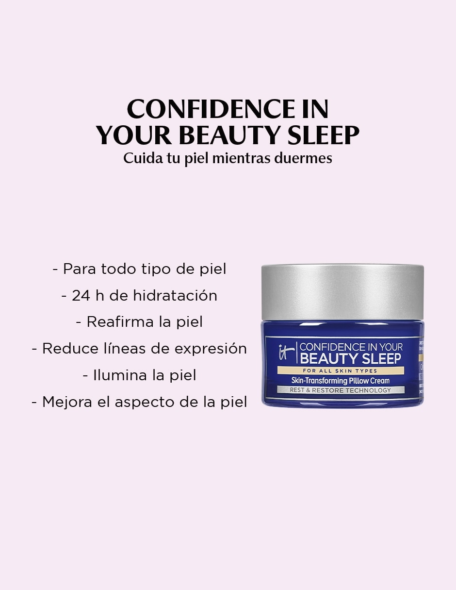 Tratamiento para facial confidence while you sleep skincare set reafirmante 6