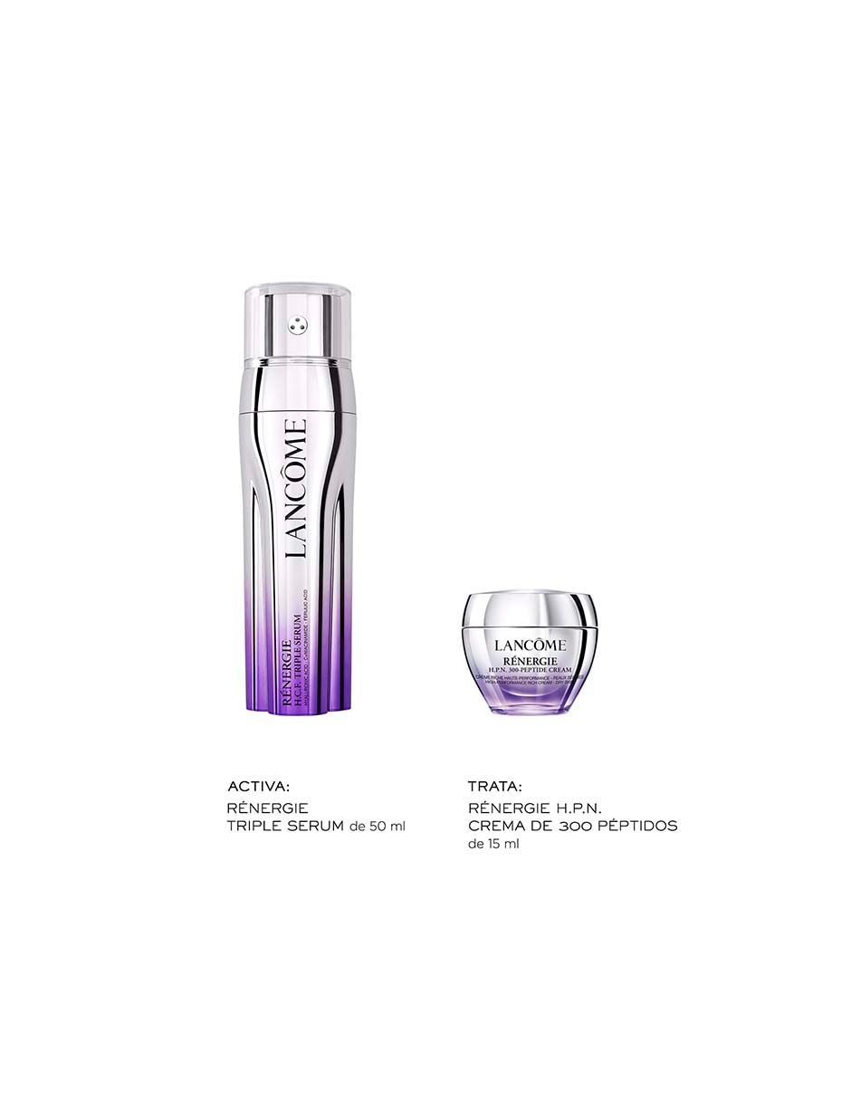 Set tratamiento facial Rénergie Triple Serum Antiedad Lancôme 2