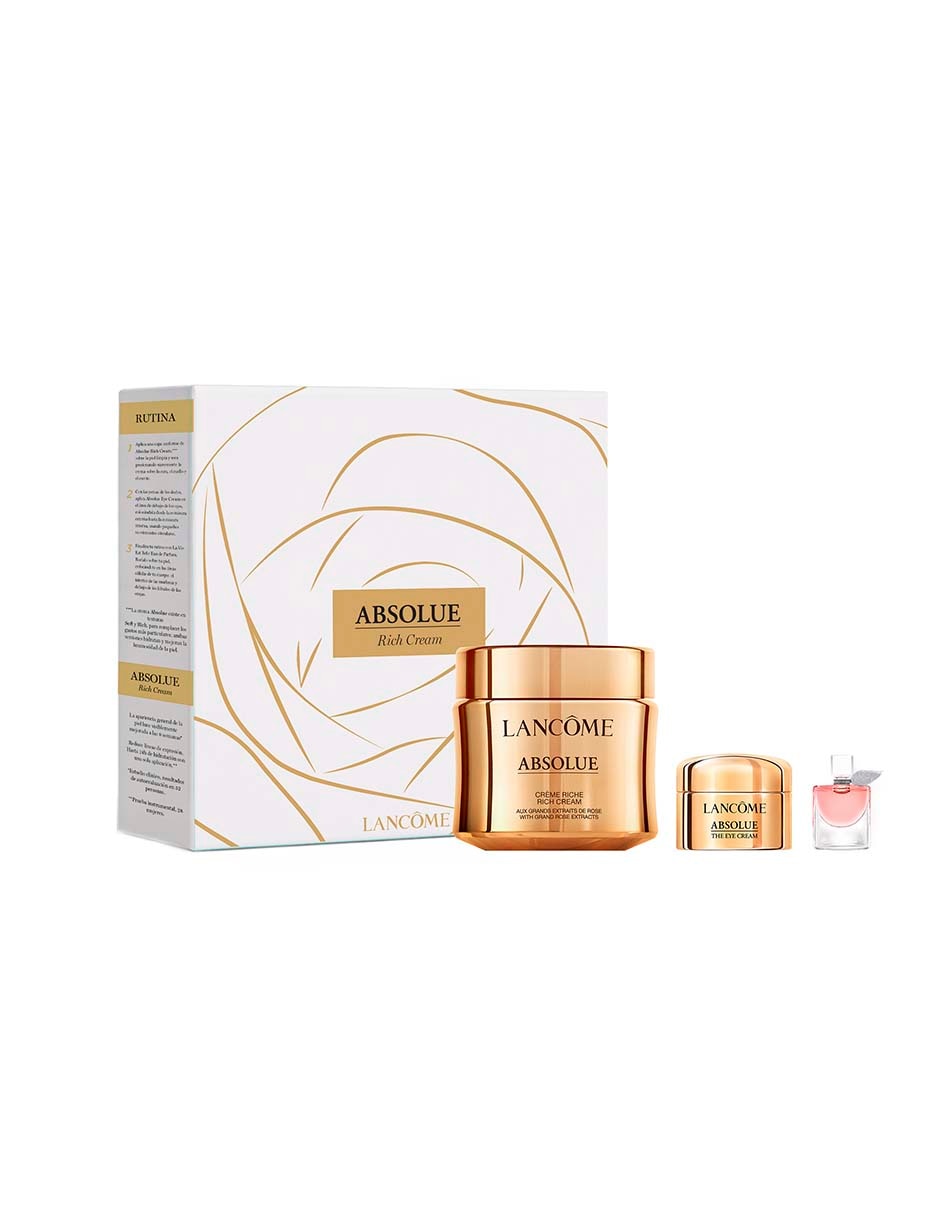 Tratamiento para facial Lancôme set absolue the rich cream antiedad