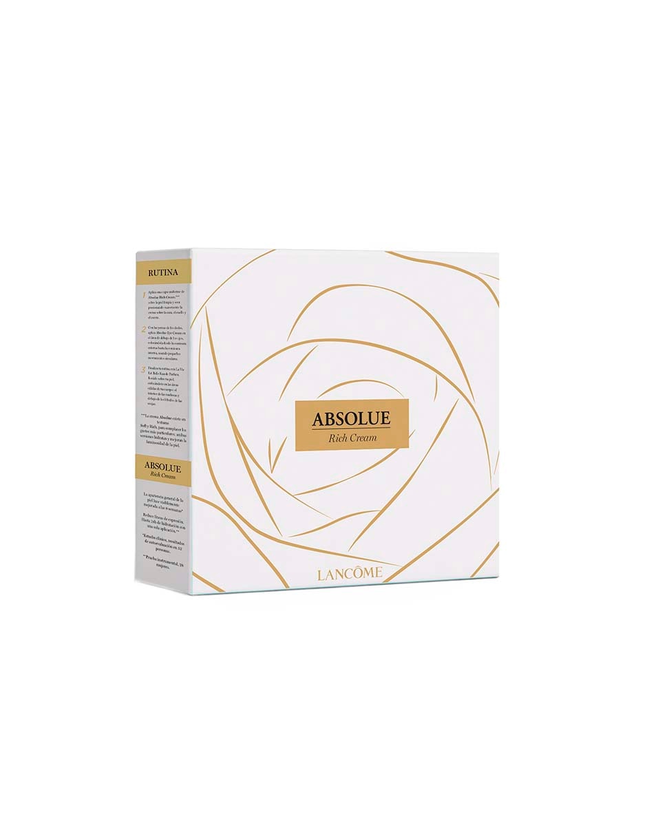 Tratamiento para facial Lancôme set absolue the rich cream antiedad 4