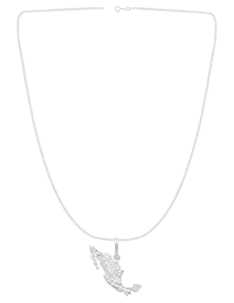 Collar con dije de plata P 925 Collar con dije de plata P 925
