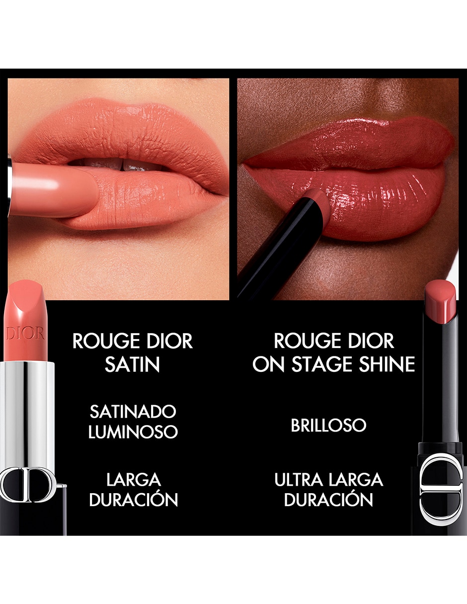 Labial brillante Rouge Dior On Stage Shine 4