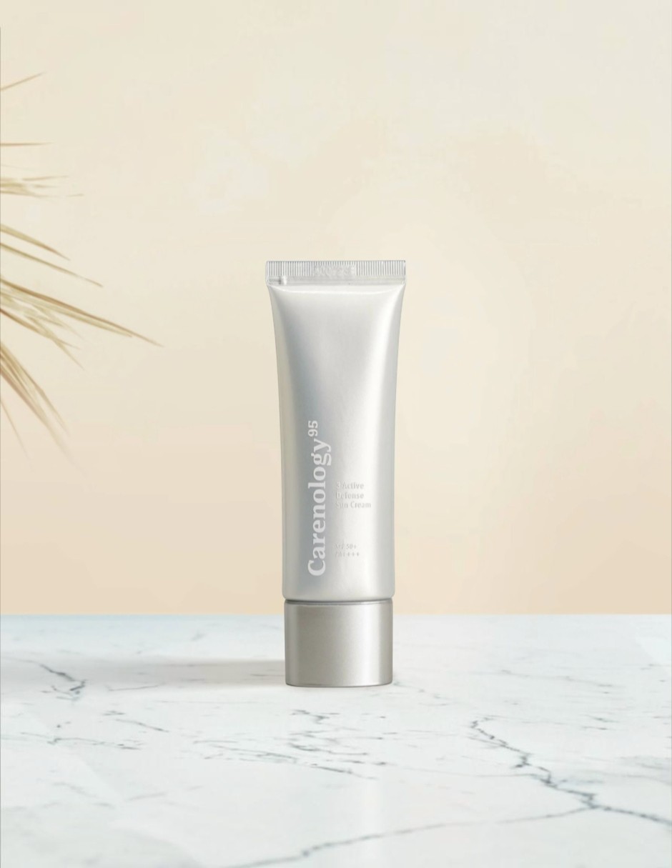 Protector solar FPS 50+ Carenology95 3-Active Sun Cream SPF50+ PA++++ – facial Coreano 3-Active Defense 45ml 3