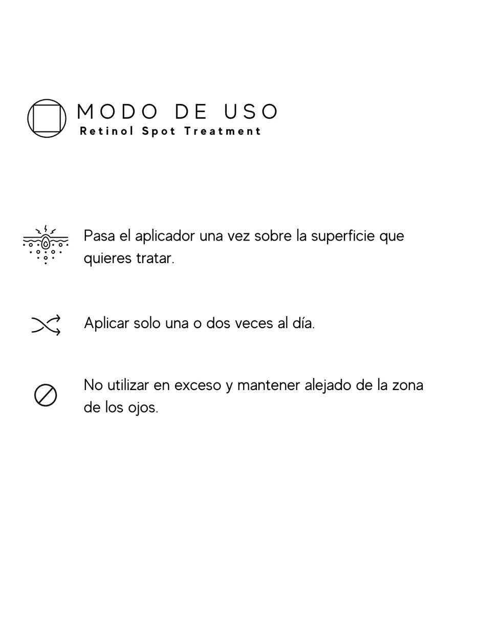 Sérum antiacné retinol Spot 5 ml TruthTreatments todo tipo piel