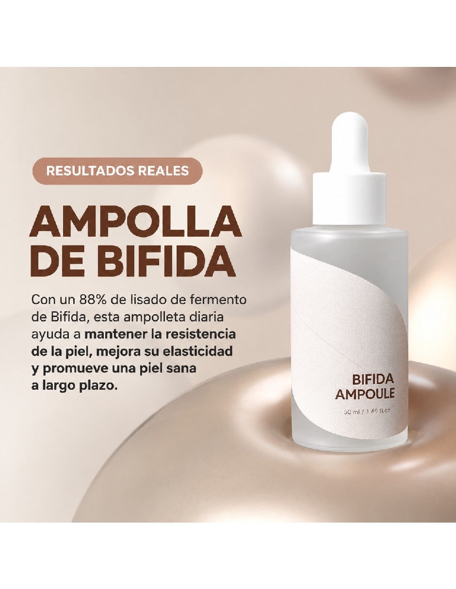 Sérum fortalecedor con extracto de bífida y péptidos de piel todo tipo 2