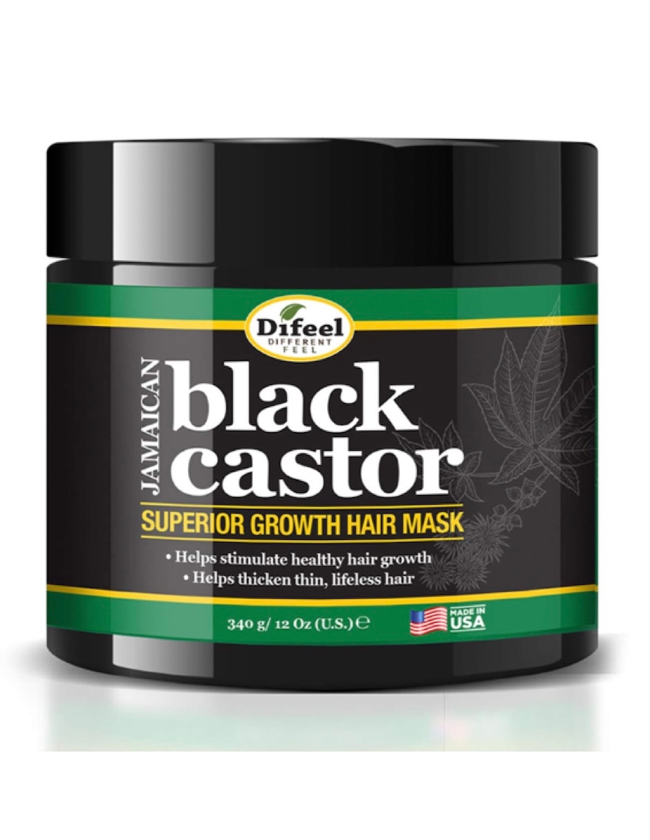 Mascarilla para cabello Black castor para fortalecimiento DIFEEL 355 ml