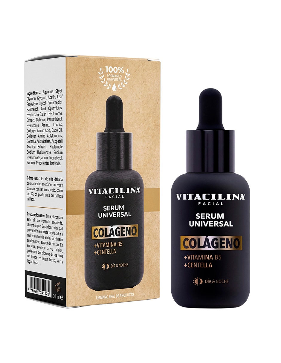 Sérum facial para/de Facial Serum Colágeno Vitamina B5 Y Alhajero Blanco VITACILINA de piel Todo tipo piel 2