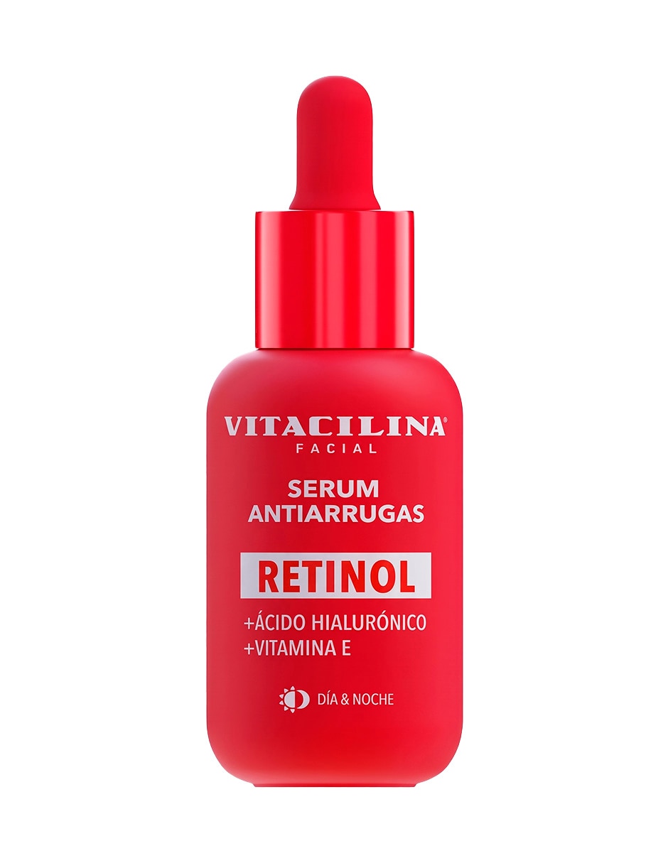 Sérum facial para/de Facial Serum Antiarrugas Retinol Y Ácido Hialurónico 30 ml VITACILINA de piel Todo tipo piel