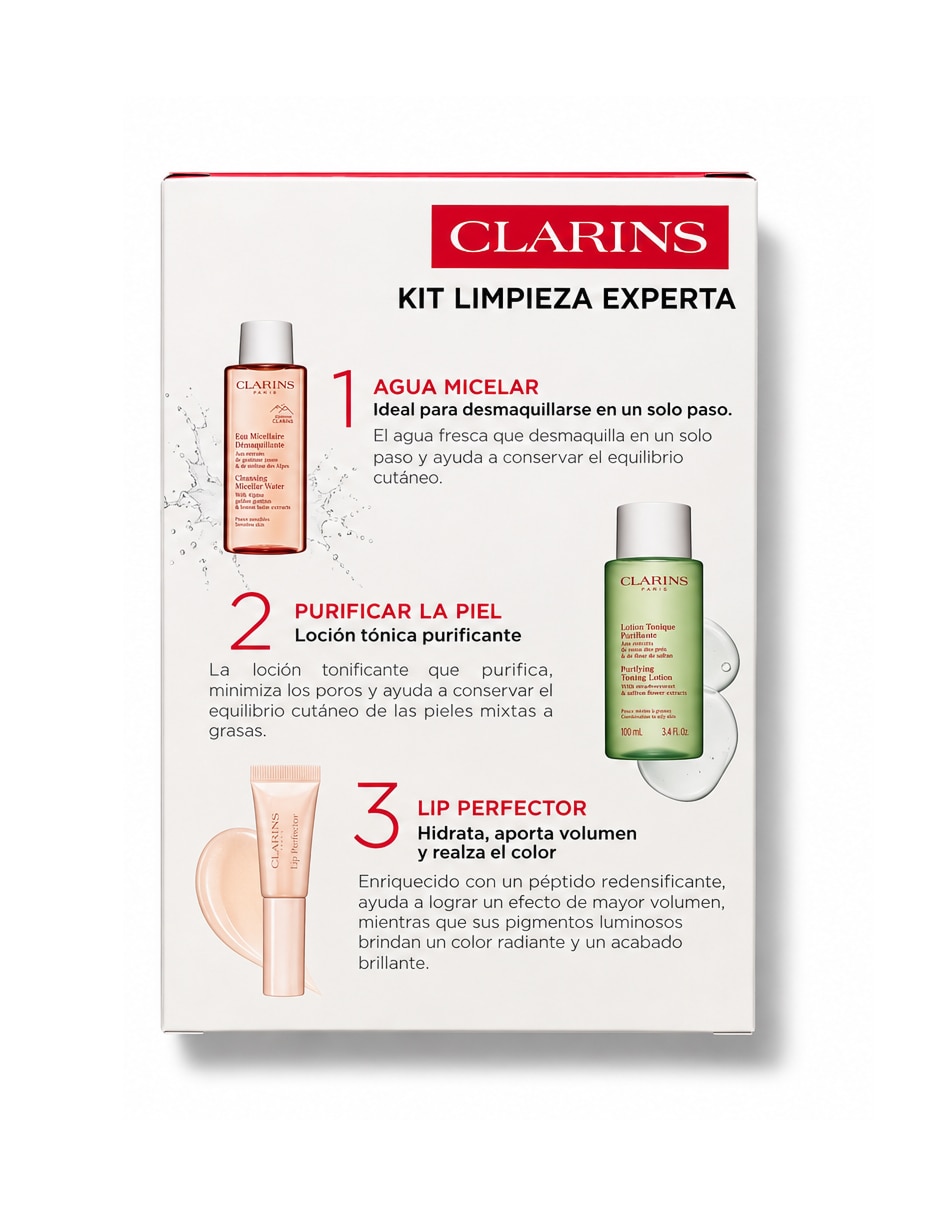 Tratamiento para (si aplica) Facial CLA KIT DE LIMPIEZA EXPERTA Facial 4