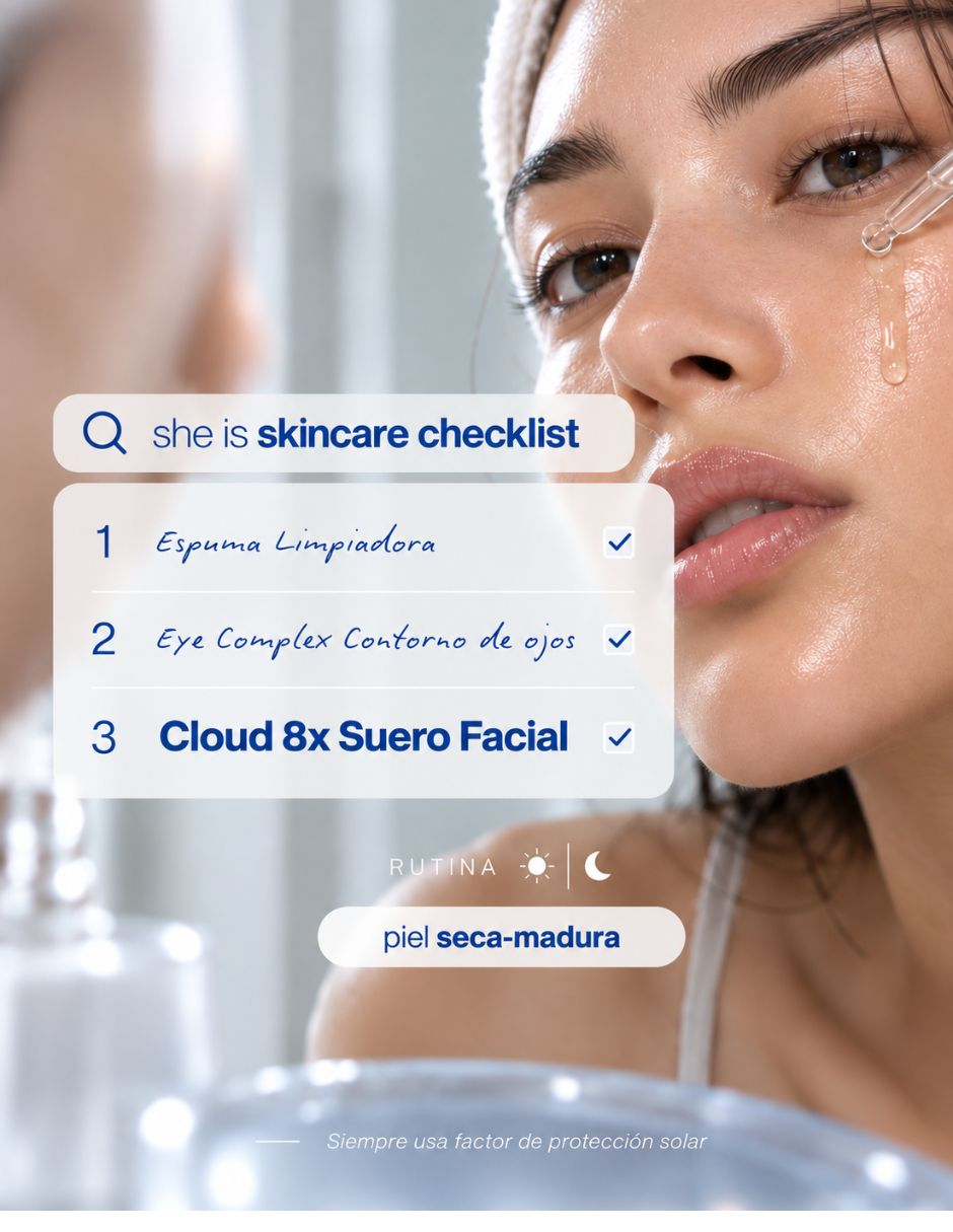 Sérum facial para/de Facial Serum facial Multi Hialuronico 8x con Niacinamida y Algas Marinas Sin familia o colección de piel Todo tipo piel 5