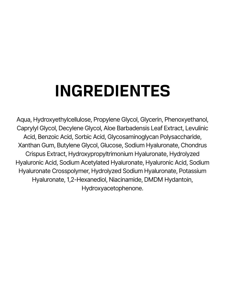 Sérum facial para/de Facial Serum facial Multi Hialuronico 8x con Niacinamida y Algas Marinas Sin familia o colección de piel Todo tipo piel 6