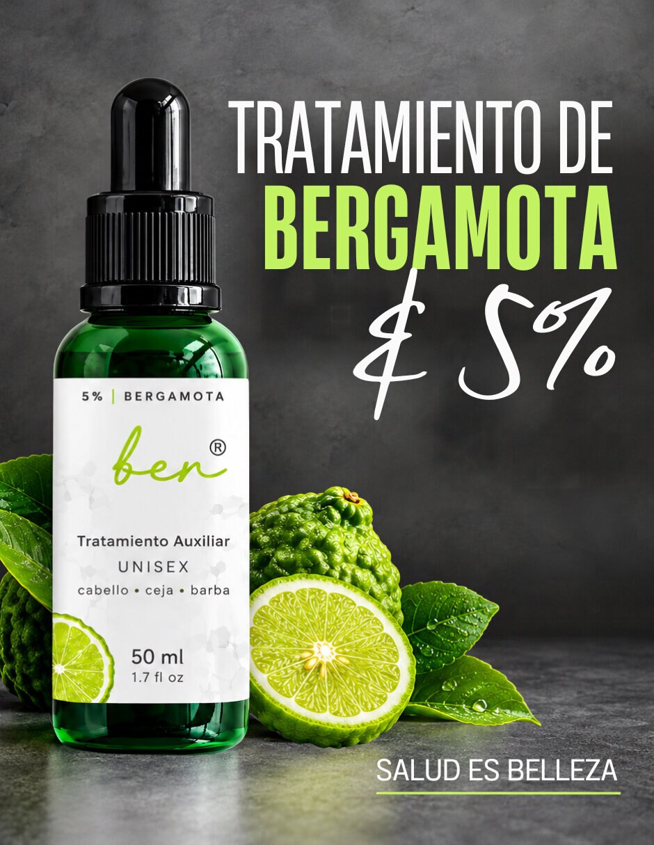 Tratamiento para Barba y cabello para crecimiento con Bergamota 4