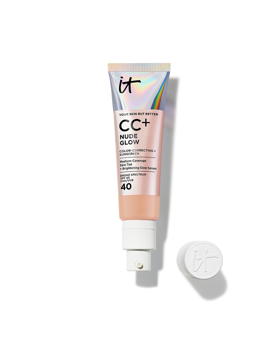Base de maquillaje líquida YSBB CC+ Nude With SPF 50+ luminoso