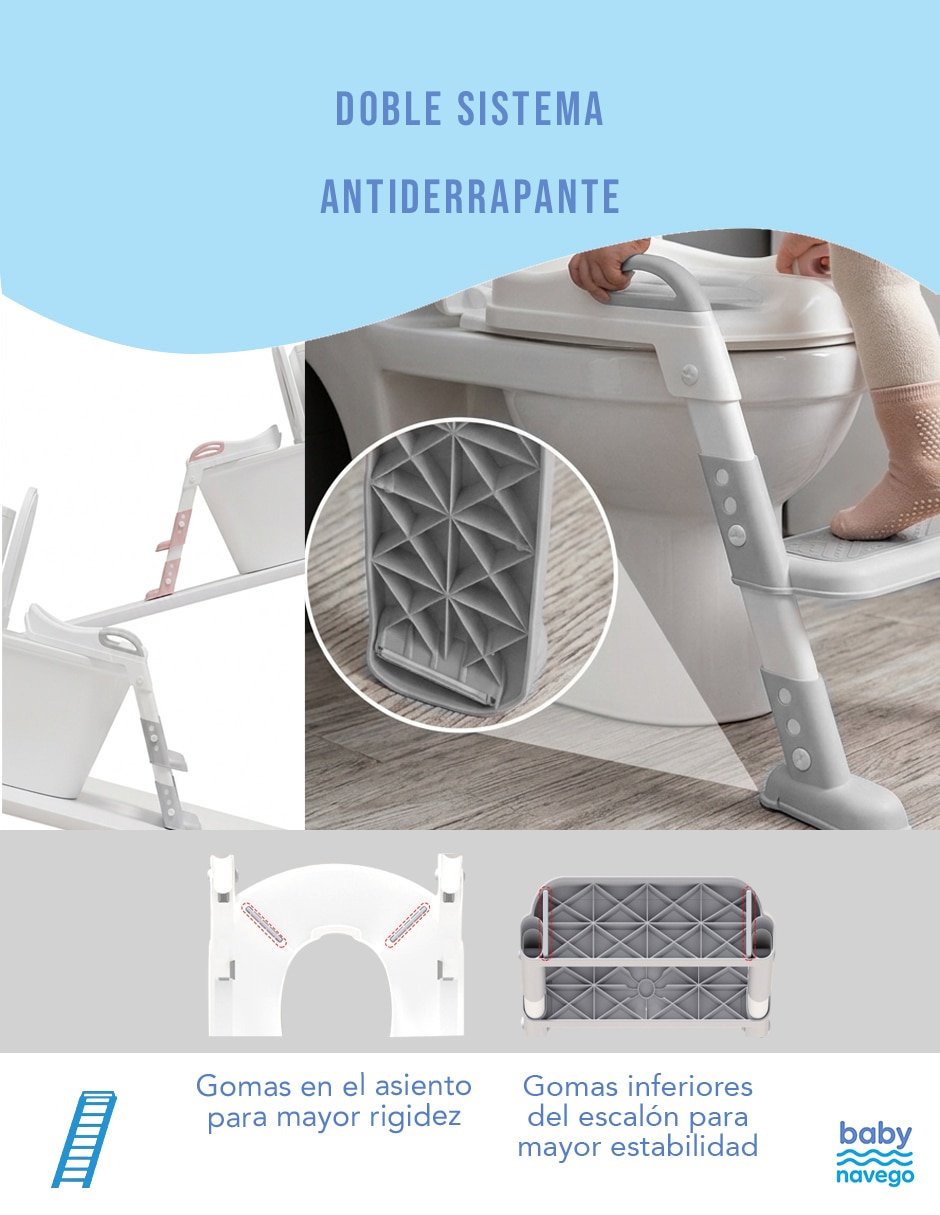 Entrenador de baño con escalón 7