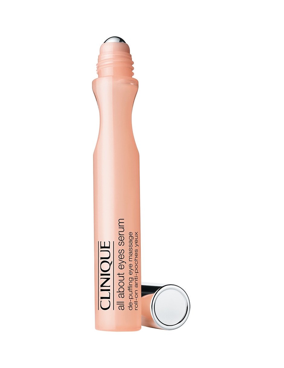 Crema para ojos recomendada para bolsas y ojeras de día y noche All About Eyes Serum De-Puffing Eye Massage para todo tipo piel 3